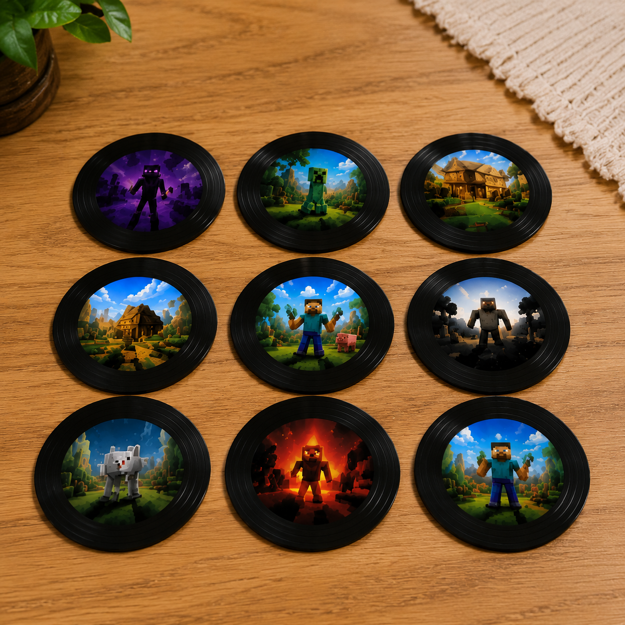 9 Minepix Music Discs