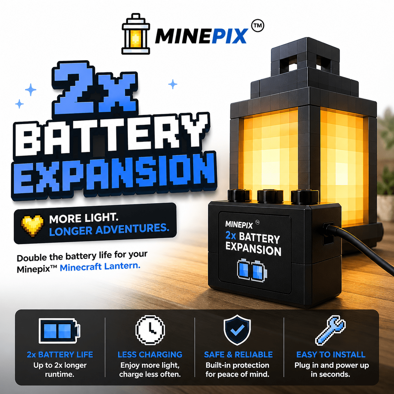 2x Battery Expansion - Minepix™