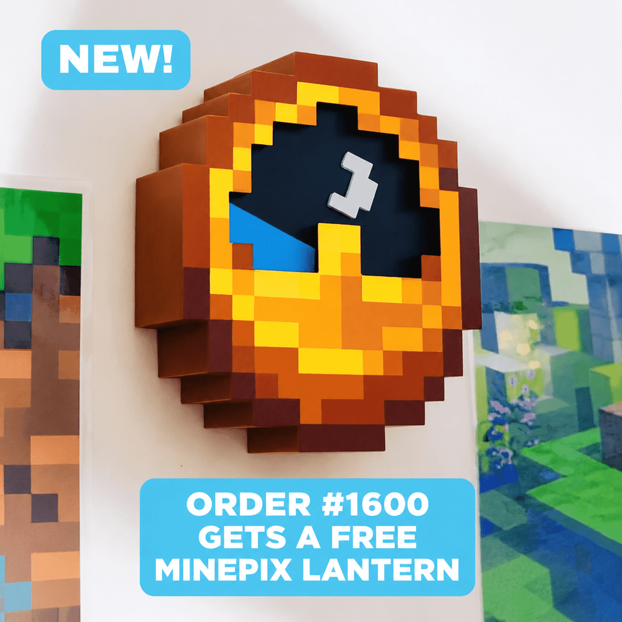 Minepix™ Clock - Feel That Nostalgia Once Again - Minepix™