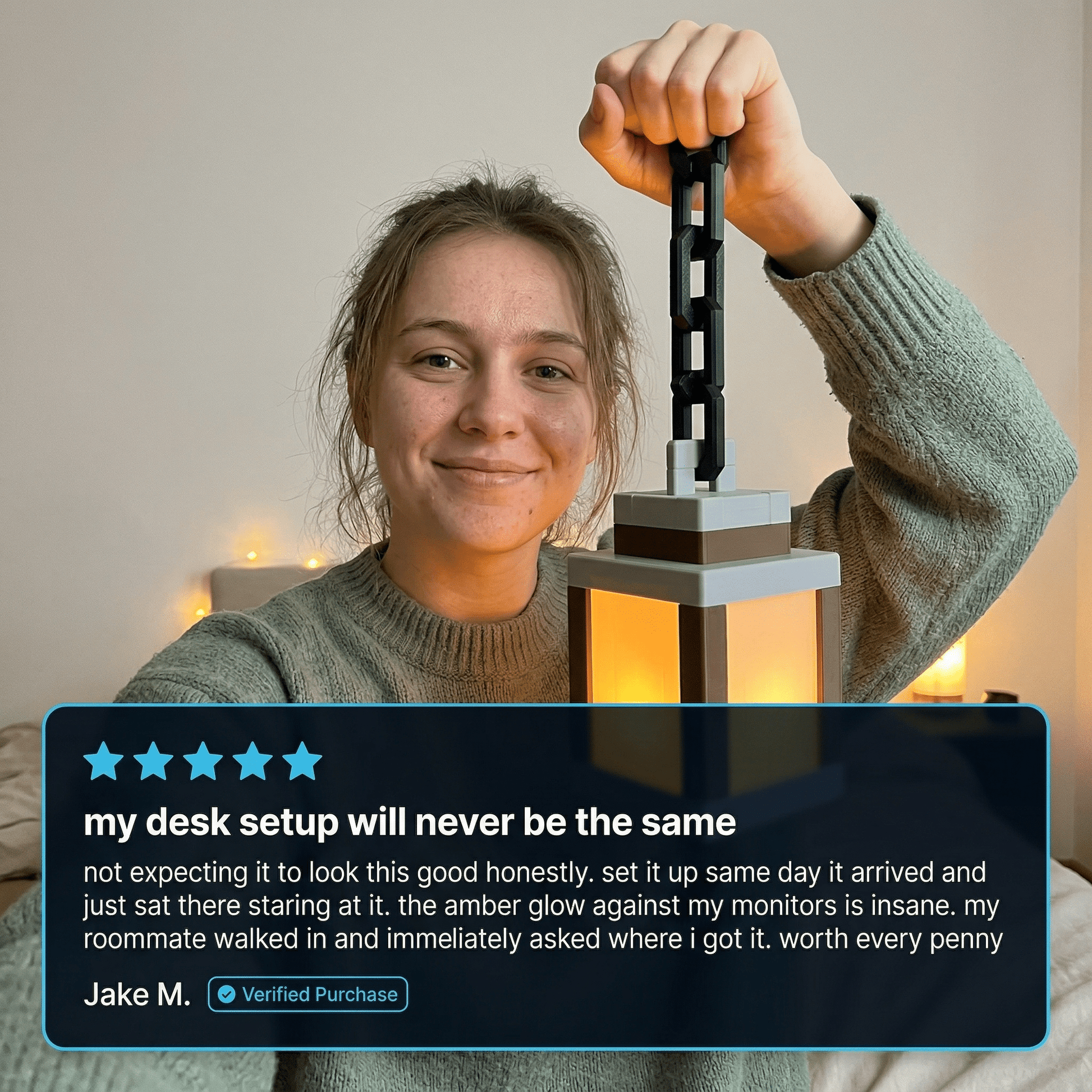 Minepix™ Lantern - Bring Minecraft To Your Room - Minepix™