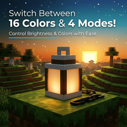 Minepix™ Lantern - Bring Minecraft To Your Room - Minepix™